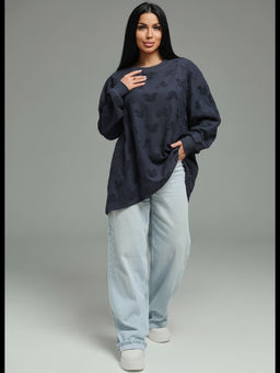 Ребека свитшот женский (махра Микки серый)