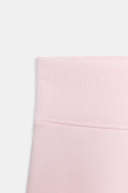 PANTAL?N FELPA FLARE / Rosa pastel