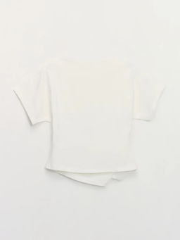 Топ с драпировкой на талии / Zarina  фото 2