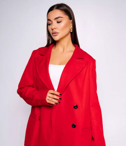 Пиджак #БШ2836, красный