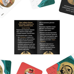 Настольная игра Безумное чаепитие по мотивам сказки Алиса в стране чудес, 113 карт, 10+ - Лас играс фото 3