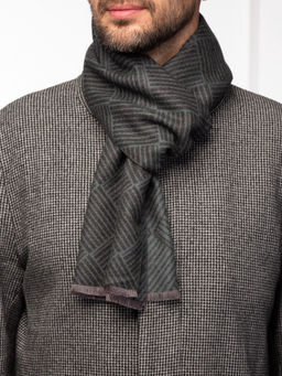 Шарф муж. шелк+виск 30х180 LJG34-584-14