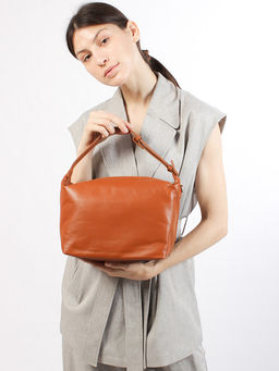 LACCOMA сумка НИ1107-рыжий натуральная кожа