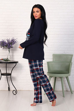 Костюм с брюками, футер с начесом, Flowers (876-1) - Плиона фото 7