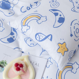 Комплект постельного белья на резинке Сатин Люкс KIDS 100% хлопок CDKR057 140*200*25/1.5 спальный/50-70 1 шт - Ситрейд фото 7