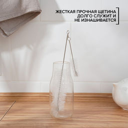 Цена за 2 шт. Ёршик для посуды Доляна, 2 шт.: 4×23 см, 2×11 см