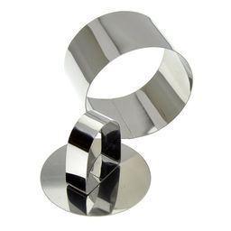 Форма кулинарная "Круг" 8*4,5 см с крышкой-прессом, арт. AN8-1