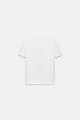 BASIC COTTON T-SHIRT - Zara фото 6