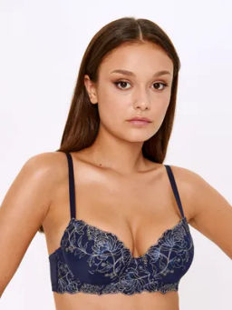Бюстгальтер Hinda темно-синий