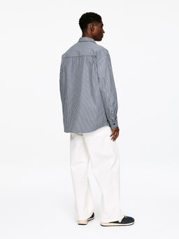 Camisa de popelina oversize - H&m фото 7