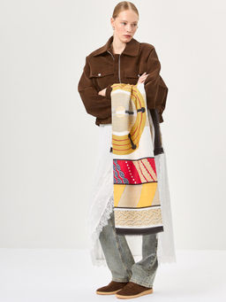 Платок жен. виск+шерсть 130х130 LG33-588-17