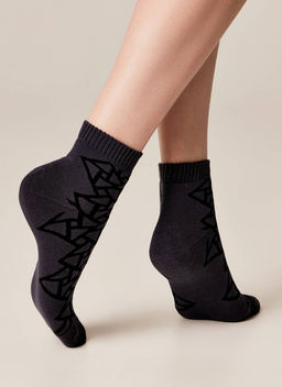 Цена за 2 пары Носки короткие Conte Elegant, Т.СЕРЫЙ  фото 2