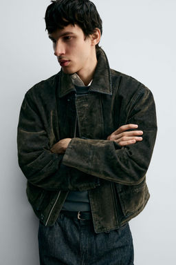 VELOUR TWILL JACKET - Zara фото 5