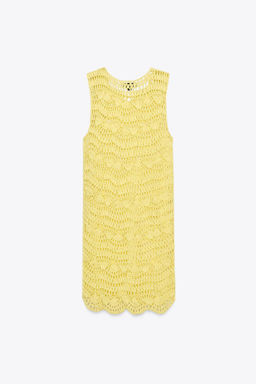 OPEN KNIT MINI DRESS - Zara фото 6