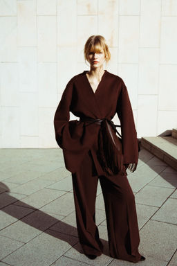 Wide tailored trousers - H&m фото 5