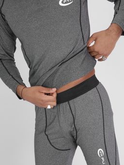 Комплект мужского термобелья без начеса серого цвета 2212Sr - FUYOUKAI фото 7