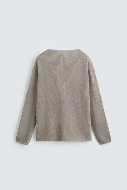 HEMP KNIT JUMPER - Zara фото 8