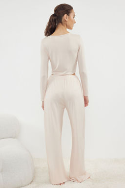Trendyolmilla Siyah Viskon Orme Pijama Tak?m? TWOAW21AU0034  фото 5