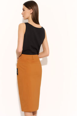Юбка DILIA 746 рыжий