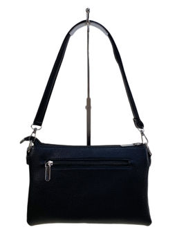 Женская сумка из искусственной кожи, цвет черный - Greta фото 2