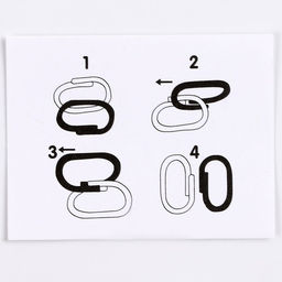 Цена за 12 шт. Головоломка металлическая «Милашки», МИКС