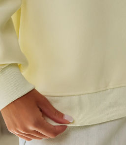 Свитшот #КТF003, светло-жёлтый