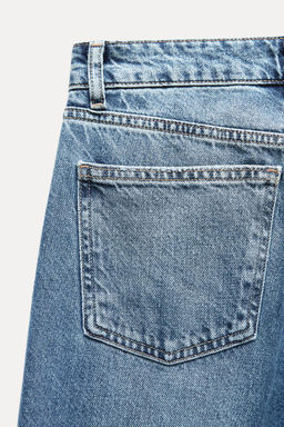 TRF WIDE-LEG MID-RISE FULL LENGTH JEANS - Zara фото 49