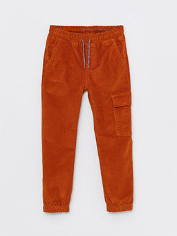 Beli Lastikli Basic Erkek ?ocuk Kadife Jogger Pantolon - Waikiki фото 3