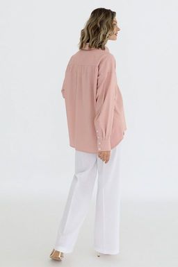 Рубашка со сборкой по спинке - Looklikecat фото 5
