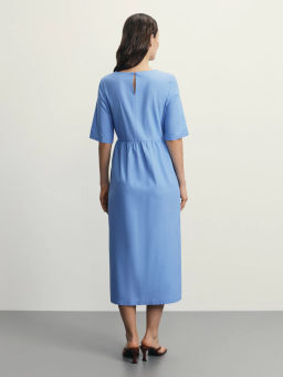 Платье миди из хлопка / Zarina фото 5