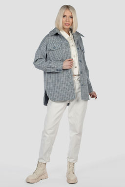 Пальто женское демисезонное (пояс) - El podio фото 5