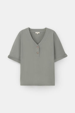 ЕВТ 3290/лесной туман блуза жен