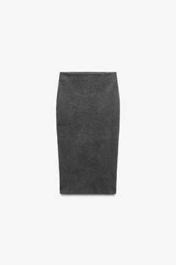 PLAIN KNIT MIDI SKIRT - Zara фото 6