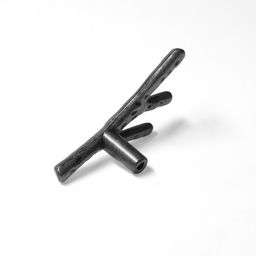 Цена за 2 шт. Ручка-кнопка CAPPIO «Ветка», цвет старинное серебро