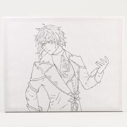 УЦЕНКА Картина по номерам на холсте с подрамником «Огненный парень», 40×50 см