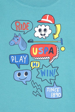 Erkek _ocuk Mint Bisiklet Yaka Sweatshirt - U.s. polo assn фото 3