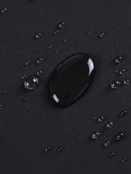 Ветровка мужская софтшелл виндстоппер с капюшоном спортивная черного цвета 9617_1Ch