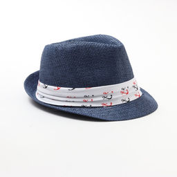 Шляпа мужская MINAKU, размер 58, синяя