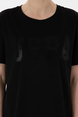 Kad_n Siyah Basic Ti__rt Sepette S_rpriz _ndirim - U.s. polo assn фото 6