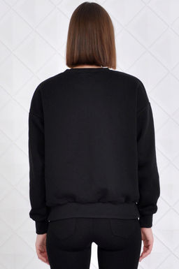 Арт. 1591 Свитшот женский 42-52 (6 шт) Цвет:черный