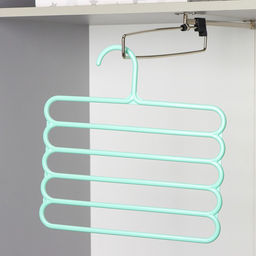 Плечики-вешалки многогуровневые для брюк и юбок Доляна, 5 уровней, 3131 см, цвет МИКС  фото 22