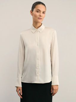 Атласная блузка / Zarina  фото 3