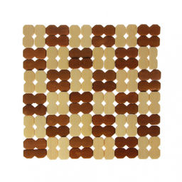 Подставка под горячее бамбук "Клетка" 19х19,5см 888-028