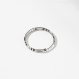 Цена за 6 шт. Кольцо для брелока, d = 14 мм, 20 шт, цвет серебряный