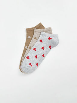 Desenli Kad?n Patik ?orap 3l? Paket - Waikiki фото 2