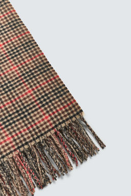 VISCOSE BLEND CHECK SCARF - Zara фото 5