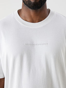 Bisiklet Yaka Bask?l? Erkek Ti??rt