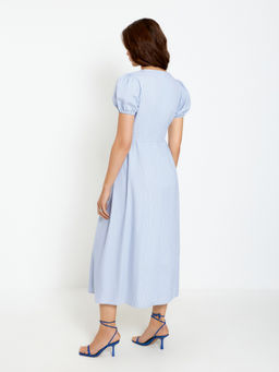 Платье жен. Michaela голубая полоска - Concept club фото 5