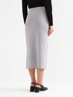 Conso/KUM 230628 - grey melange Юбка женская  фото 3