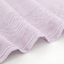 Полотенце махровое Ажур (светло-лавандовый) 70*140/1 шт. - 70*140 Махровые полотенца Арт Дизайн (Узбекистан)  фото 5
